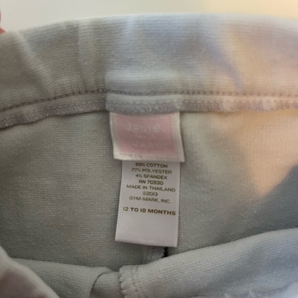Janie and Jack light grey leggings 12-18 months - Picture 3 of 3